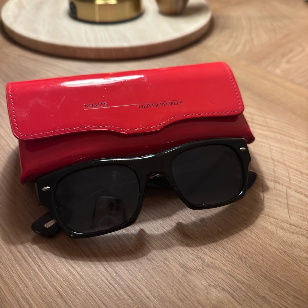 Oliver Peoples x Khaite - Black Sunglasses